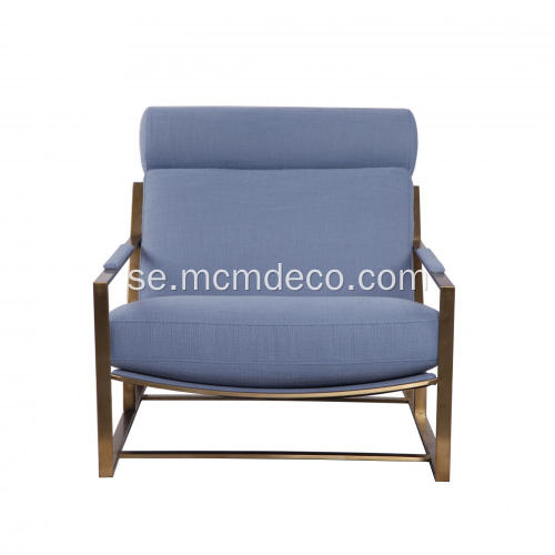 Modern Milo Baughman Borstad Rostfritt Stol Lounge Chair